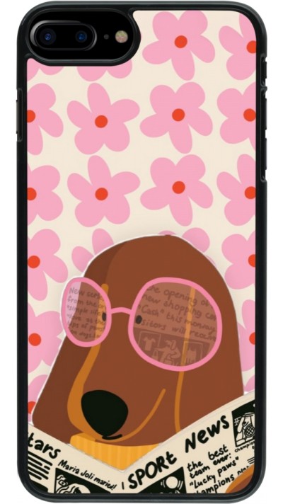 Coque iPhone 7 Plus / 8 Plus - Dog with newspaper Spring 2026