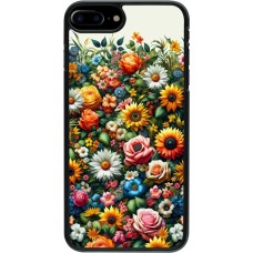 iPhone 7 Plus / 8 Plus Case Hülle - Sommer Blumenmuster
