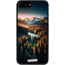 iPhone 7 Plus / 8 Plus Case Hülle - Sonnenuntergang Waldsee