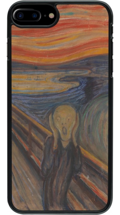 Coque iPhone 7 Plus / 8 Plus - Tableau art - Le Cri - Edvard Munch
