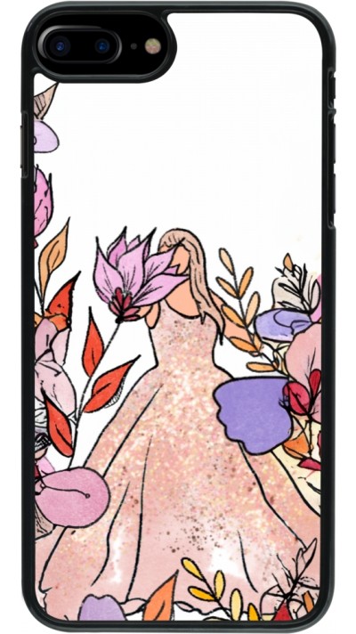 Coque iPhone 7 Plus / 8 Plus - Taylor Swift Sketch - White