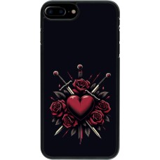 iPhone 7 Plus / 8 Plus Case Hülle - Valentine 2024 gothic love