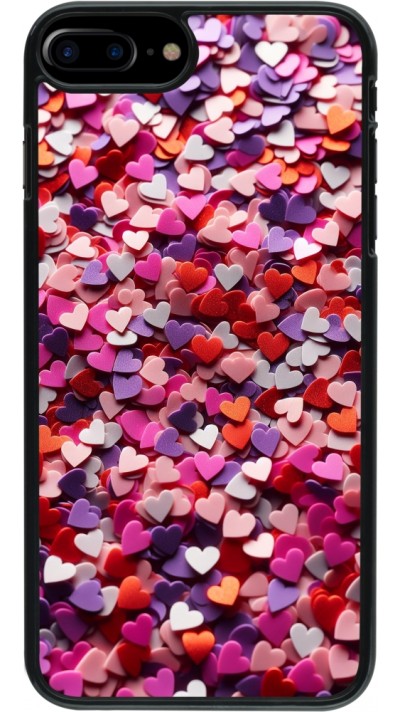 iPhone 7 Plus / 8 Plus Case Hülle - Valentin 2025 Konfetti