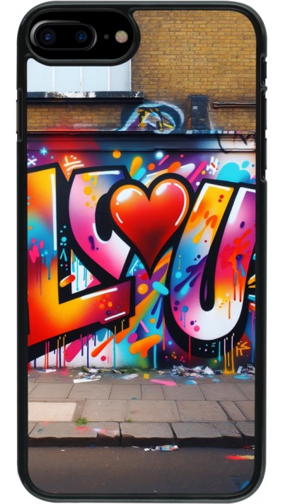 iPhone 7 Plus / 8 Plus Case Hülle - Valentin 2025 Liebe U Tag