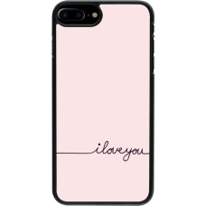 iPhone 7 Plus / 8 Plus Case Hülle - Valentine 2023 i love you writing