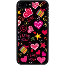 iPhone 7 Plus / 8 Plus Case Hülle - Valentine 2023 love symbols