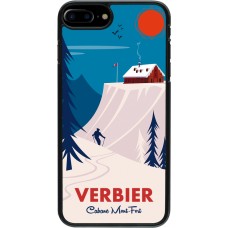 iPhone 7 Plus / 8 Plus Case Hülle - Verbier Cabane Mont-Fort