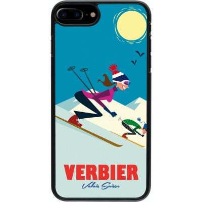 iPhone 7 Plus / 8 Plus Case Hülle - Verbier Ski Downhill