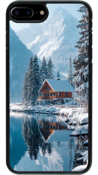 iPhone 7 Plus / 8 Plus Case Hülle - Winter 25 Winter house forest day