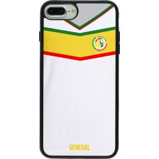 iPhone 7 Plus / 8 Plus Case Hülle - Silikon schwarz Senegal 2022 personalisierbares Fußballtrikot