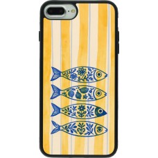 iPhone 7 Plus / 8 Plus Case Hülle - Silikon schwarz Portuguese fish 2026