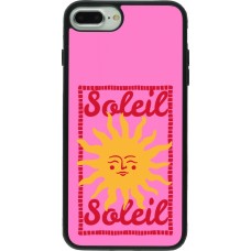 Coque iPhone 7 Plus / 8 Plus - Silicone rigide noir Sun sun 2026