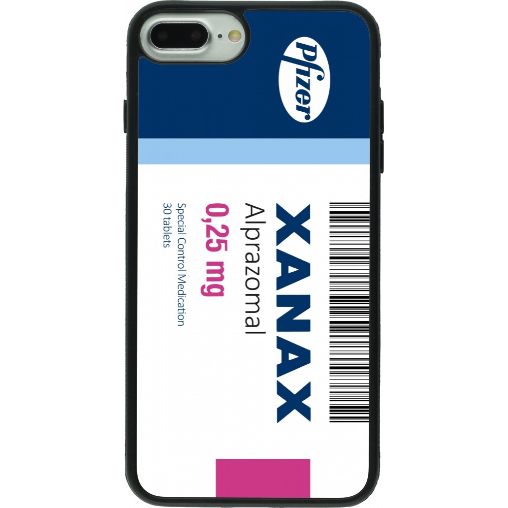 iPhone 7 Plus / 8 Plus Case Hülle - Silikon schwarz Xanax Alprazolam 2025