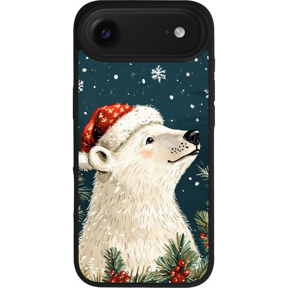 iPhone Air Case Hülle - Silikon schwarz Christmas 25 Bear