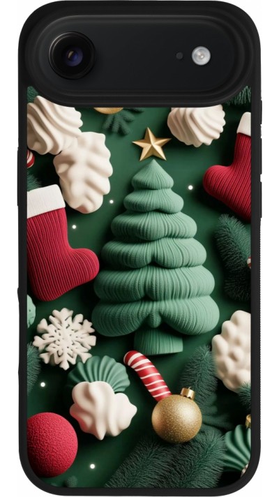 iPhone Air Case Hülle - Silikon schwarz Christmas 25 Christmas textiles