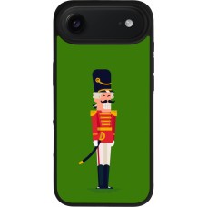 iPhone Air Case Hülle - Silikon schwarz Christmas 25 Nutcracker Green