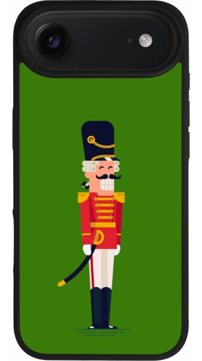 iPhone Air Case Hülle - Silikon schwarz Christmas 25 Nutcracker Green