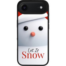 iPhone Air Case Hülle - Silikon schwarz Christmas 25 Xmas Snowman
