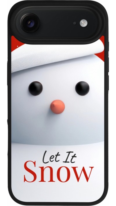 iPhone Air Case Hülle - Silikon schwarz Christmas 25 Xmas Snowman