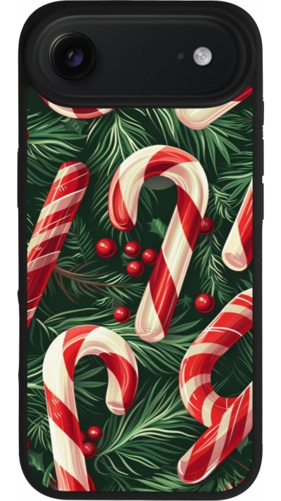iPhone Air Case Hülle - Silikon schwarz Christmas 25 Xmas Stick