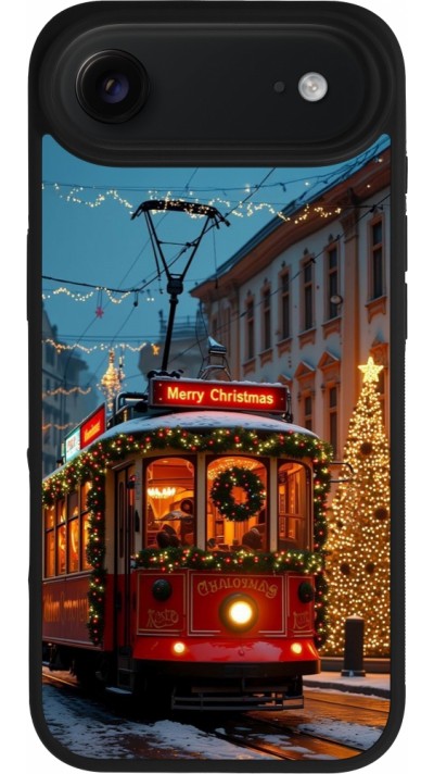 iPhone Air Case Hülle - Silikon schwarz Christmas 25 Xmas Train
