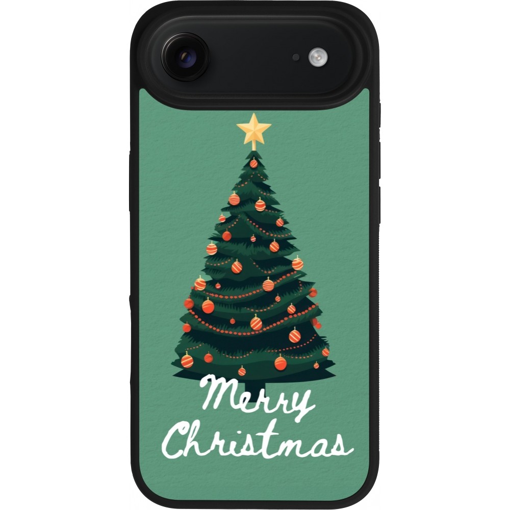 iPhone Air Case Hülle - Silikon schwarz Christmas 25 Xmas Tree