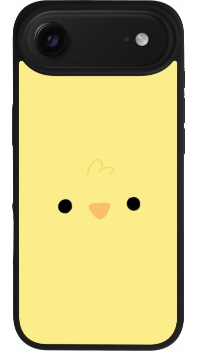 iPhone Air Case Hülle - Silikon schwarz Easter 2026 Little chicken