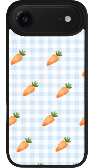iPhone Air Case Hülle - Silikon schwarz Easter 2026 Pattern carrots