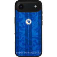 iPhone Air Case Hülle - Silikon schwarz Bosnien und Herzegowina 2026 personalisierbares Fussballtrikot