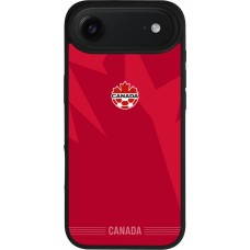 iPhone Air Case Hülle - Silikon schwarz Kanada 2026 personalisierbares Fussballtrikot