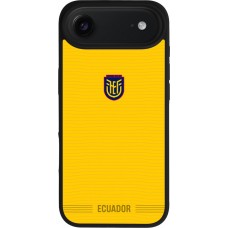 iPhone Air Case Hülle - Silikon schwarz Ecuador 2026 personalisierbares Fussballtrikot