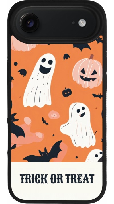 iPhone Air Case Hülle - Silikon schwarz Halloween 2025 Trick treat iPhone Air Case Hülle - Silikon schwarz Halloween 2025 Trick treat