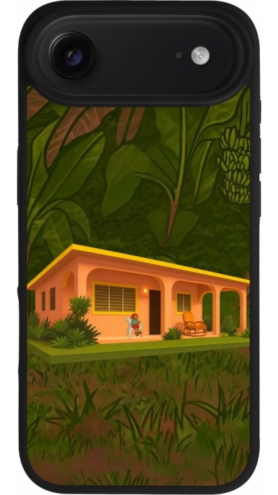 Coque iPhone Air - Silicone rigide noir Benitos house DTMF