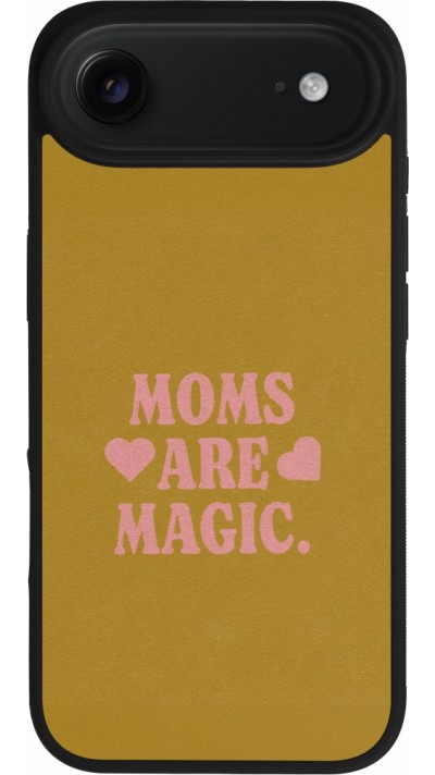 iPhone Air Case Hülle - Silikon schwarz Mom 2026 Are Magic