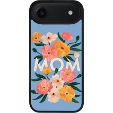 iPhone Air Case Hülle - Silikon schwarz Mom 2026 Flowers