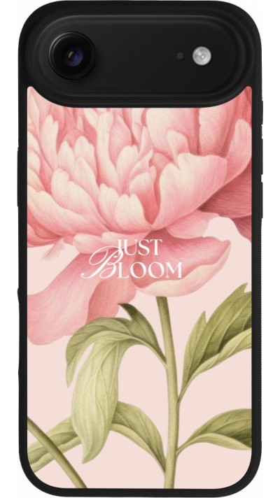 Coque iPhone Air - Silicone rigide noir Just Bloom Spring 2026