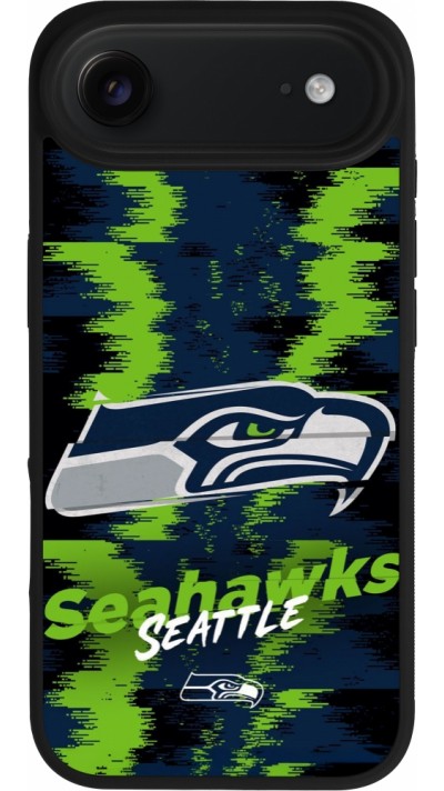 iPhone Air Case Hülle - Silikon schwarz Super Bowl 26 Seattle 2