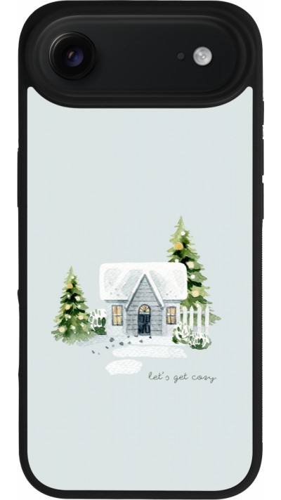 iPhone Air Case Hülle - Silikon schwarz Winter 25 Cosy House