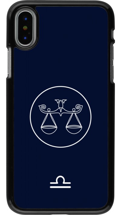 iPhone X / Xs Case Hülle - Astrologie Waage