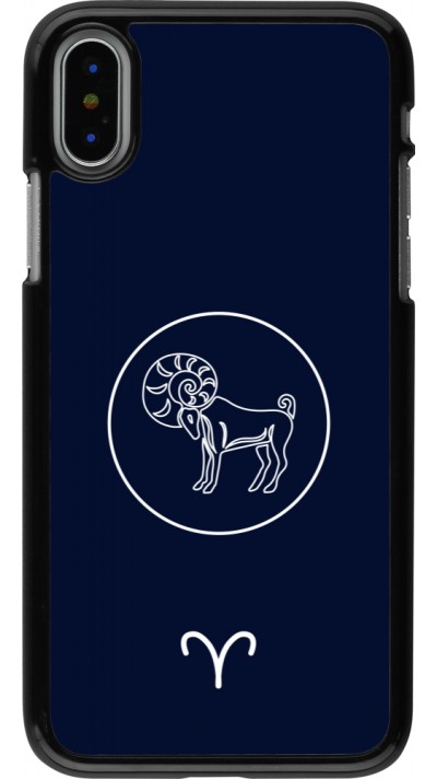 iPhone X / Xs Case Hülle - Astrologie Widder