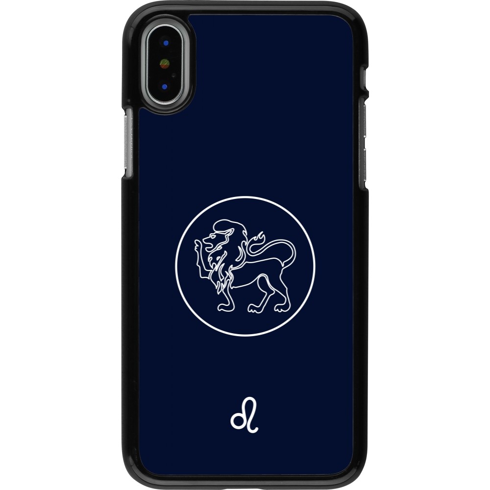 iPhone X / Xs Case Hülle - Astrologie Löwe