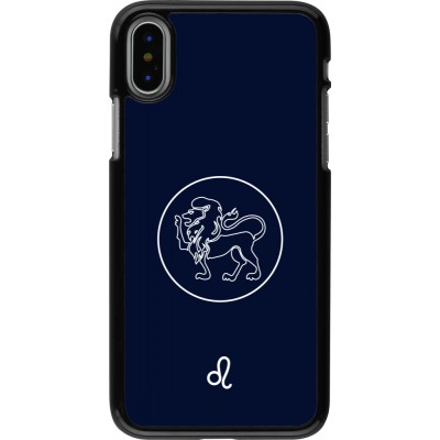 iPhone X / Xs Case Hülle - Astrologie Löwe