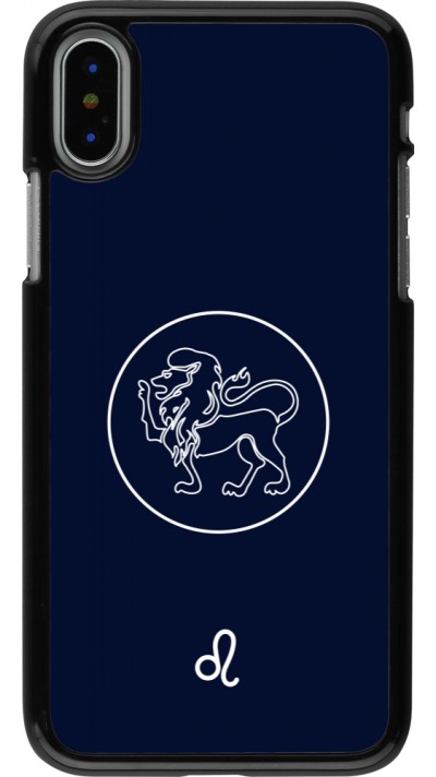 iPhone X / Xs Case Hülle - Astrologie Löwe