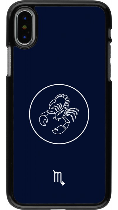 iPhone X / Xs Case Hülle - Astrologie Skorpion