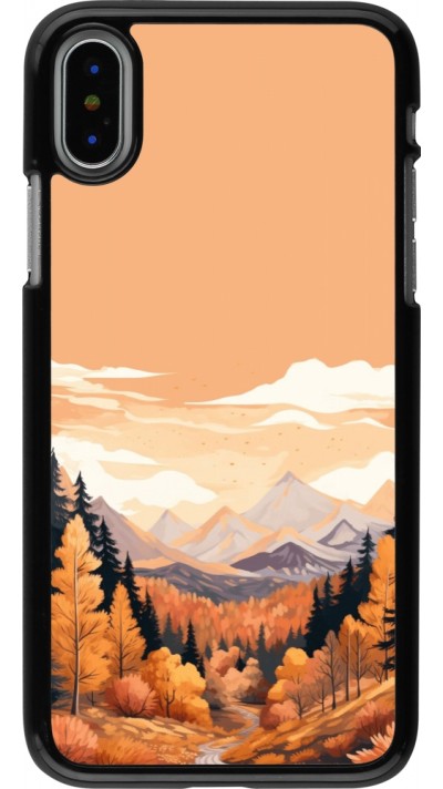 iPhone X / Xs Case Hülle - Autumn 25 Mountains