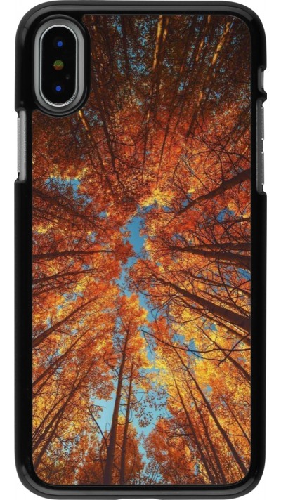 iPhone X / Xs Case Hülle - Autumn 25 Trees
