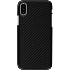 Hülle iPhone X / Xs - Carbon Basic