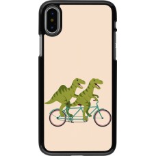 iPhone X / Xs Case Hülle - Dinosaurs on bikes 2026