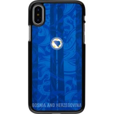 Coque iPhone X / Xs - Maillot de football Bosnie-Herzégovine 2026 personnalisable