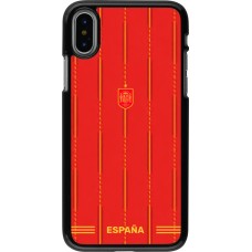 iPhone X / Xs Case Hülle - Spanien 2026 personalisierbares Fussballtrikot